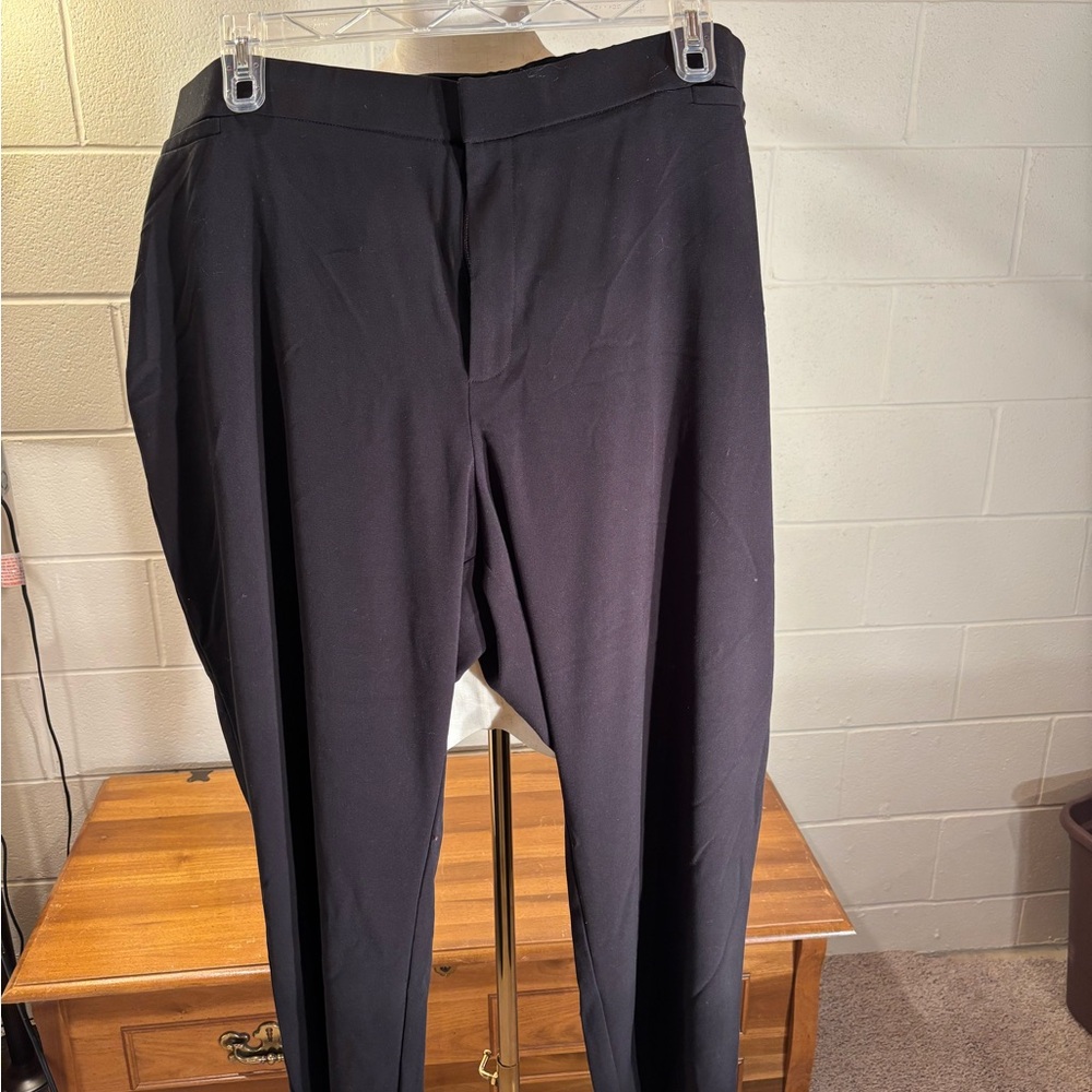 Catherines Elegant Black Dress Pants